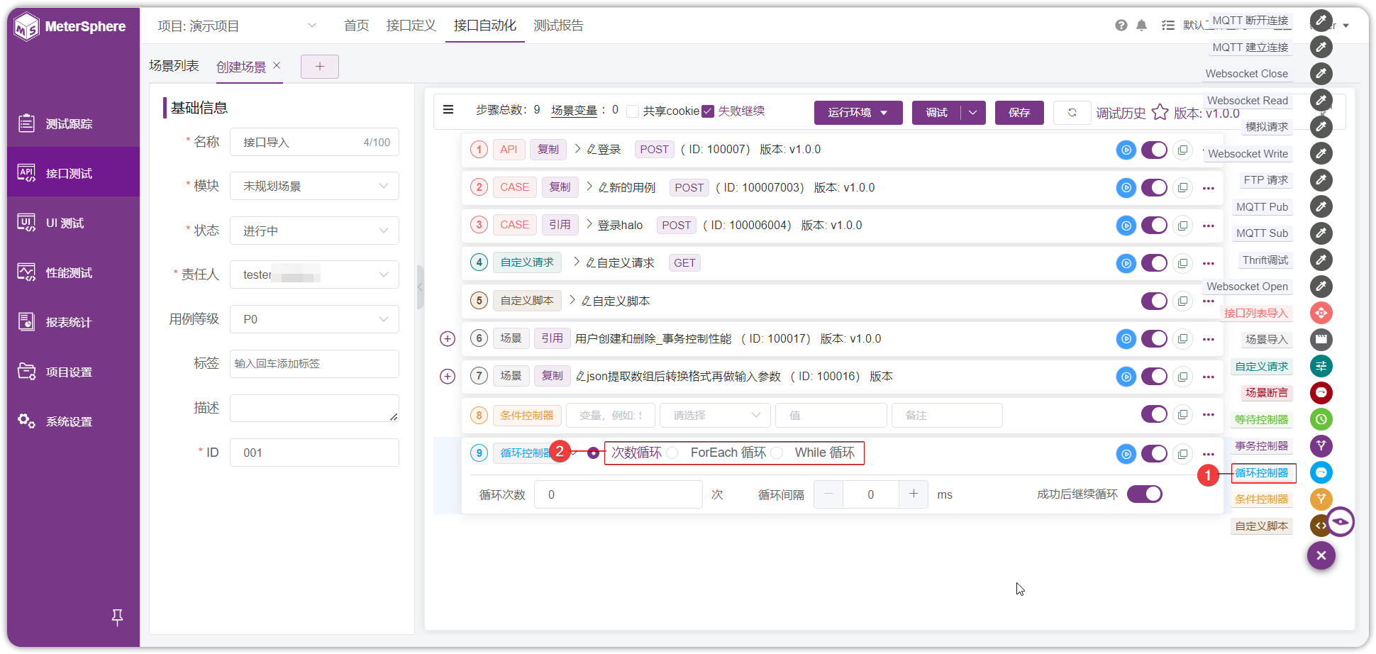 循环控制器